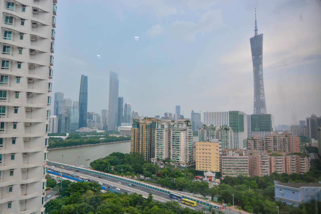 Yumi Apartment Zhujiangxinan Canton Tower Branch Bagian luar foto